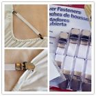Adjustable Heavy Duty Bed Sheet Fasteners Grippers Cover Suspenders Holder Set 4 795211153088