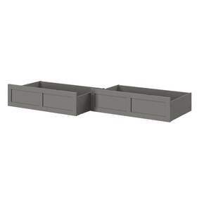 86691178 Afi Set Of 2 Twin/full Drawers Gray -