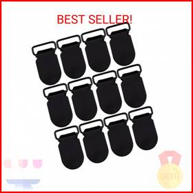 Aifeier Et 770264777511 Suspender Clips Metal Straps Fasteners For Making Bib Buckle 12pcs 1