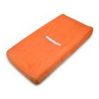 American Baby Company Soft Chenille Fitted Contoured Changing Pad Cover-orange 656173315146