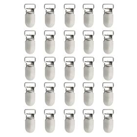 Yjk-03 Andux 604339718775 25 Pcs Metal Fasteners Clips Holders Silver 1.5 Cm Long Head