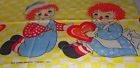 Andy Crafts Fitted Bobbs Sheet Flat Curtins Doll Pillowcase Twin Raggedy Ann