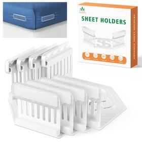 Asl-001 Ansamly Fitted Bed Sheet Holders For Corners 2025 Upgrade Durable Heavy Duty Lock She