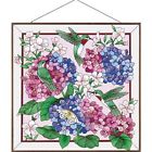 Apm105r Panel-hummingbird-hydrangea Designs Art Baker Joan
