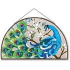 Apm301r Joan Baker Art Panel-peacock Designs