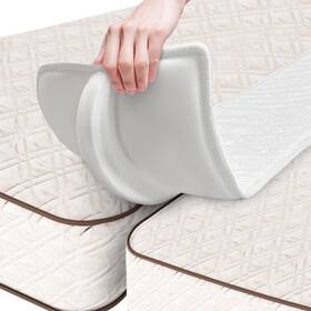 Asd-cq-1p Asatdd Bed Bridge Twin Size To King Memory Foam Waterproof Mattress Gap