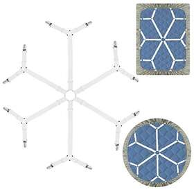 Astini 774111584546 Sheet Fasteners Adjustable Elastic Bed Holder Straps For Fullqueenking Twi