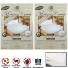Atb-808-2pc Alltopbargains King Size Mattress Cover Zippered Fabric Protect 7795735204092