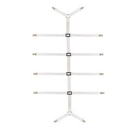 Dugk-235 Auivguiv Bed Sheet Straps Adjustable Crisscross Clips Suspenders To Keep Your Be