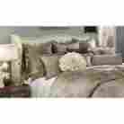 Bcs-qs12-solitr-pew Aico Solitaire 12-piece Queen Comforter Set In Brown 882945206255
