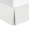 Bdsktnbtxl Wht Nestl Bedding Premium Luxury Pleated Tailored Bed Skirt Drop Dust
