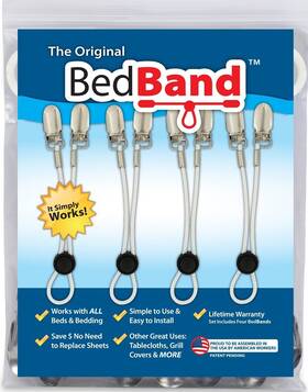 B00dbd9rn4 Bed Band The Original Adjustable Fastener/holder/strap/suspender/gripper For Your Shee