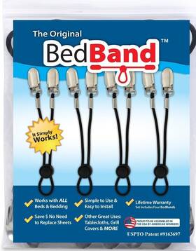 Bed Band Store 445006891826 Not Made In China. 100% Usa Worker Assembled.. Sheet Holder Gripper Suspen