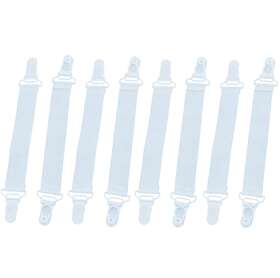 Ri84 Bed Straps Sheet Fasteners Grippers Elastic Suspender Mattress Covers 1-12 Pack