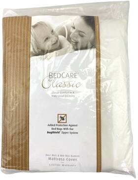 17p-3784 Bedcare Classic Polyester Cal Large Twin Low Profile Mattress Cover Waterproof