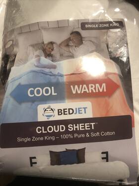 Bj6kingair-ca-fba Bedjet Cooling Heating Single Zone Climate Control King Sheet New