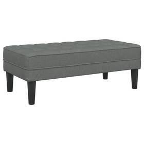 Bench Dark Gray 721158784070 113 X 57 39 Cm Fabric