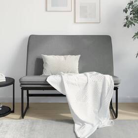 Bench Dark Grey Polyester Metal Plywood Foam 720845675288