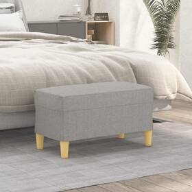 Bench Light Grey Fabric 720287186700 100% Polyester Plywood Foam