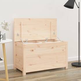 Bench Pine Wood Color Solid Untreated Medium Storage 720845640743