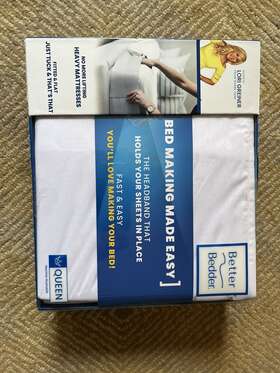 31686 Better Bedder Bed Making Made Easy Queen Size The Headband That Holds Your Sheet