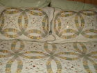 04180851421 Better Homes And Gardens Full Queen Quilt Two Standard Shams Cotton Multicolor On Cream Backing