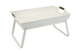 Bh24100108691l2 Better Homes & Gardens And - Vanilla White Rectangle Steel Bed Serving Tray