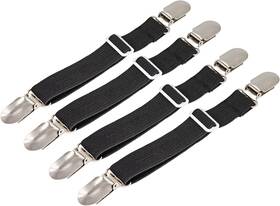Betybedy 744110758887 Adjustable Bed Sheet Fasteners 4pcs Elastic Straps Clips Grippers For Mattress