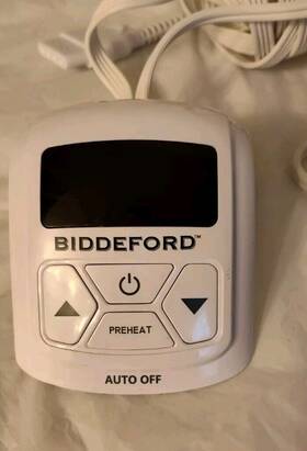 Owf36-ob Biddeford Blankets 0wf36-0b Electric Blanket Digital Heat Controller 4 Prong White Works