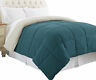 Bm46026 Benzara Genoa King Size Box Quilted Reversible Comforter 192551320291