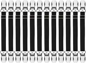 Boao Ba-fasteners-0712ns3 Bed Sheet Clips Straps Corner Holder Mattress Adjustabl