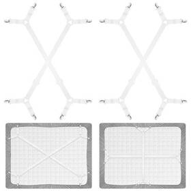M5004bxjyb-bais-4 Bouiexye 4 Pieces Bed Sheet Holder Straps Adjustable Fasteners Elastic