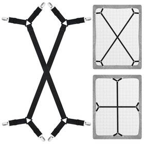 M5004bxjyb-heis-2 Bouiexye 2 Pieces Bed Sheet Holder Straps Adjustable Fasteners Elastic Bands