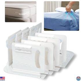 Usflu21sf257v1wh Brand Fruaros Ultimate Bed Sheet Holders Secure Sheets With Fitted Grippers And Fasteners