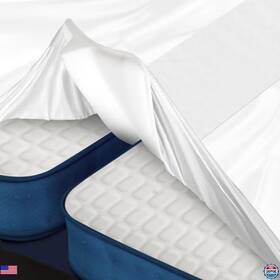 Pl18 Brand Homca 2 In 1 Fitted Sheet Bed Bridge Twin To King Gap Filler With Straps &