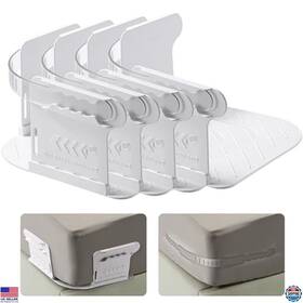 Cdgdq-001 Brand Jcyjnwjg Ultimate Bed Sheet Holders - 4 Pack Gripper Clips For Queen And King Mattresses
