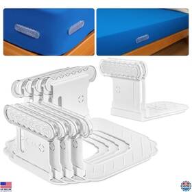 Omboos24 Brand Omboos Fitted Sheet Holders Set Of 4 Corner Straps Keep Sheets Firm And Tight