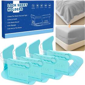 Snt-bsh-001 Breakdark Lock Sheet Holders Bed Fitted For Corners Keep She