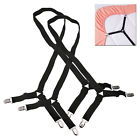 Bs786862903719 Bs Flexible Mattress Bed Sheet Crisscross Elastic Straps 786862903719