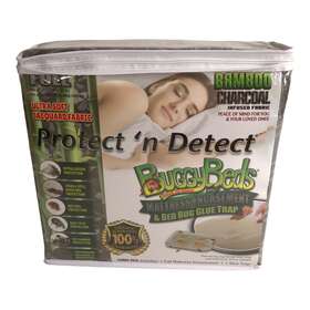 Buggy Beds 819721020774 Full Mattress Cover Encasement And Bed Bug Trap Bamboo Charcoal Combo