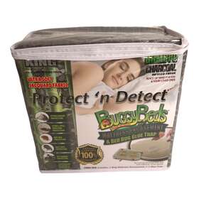 Buggy Beds 819721020798 King Mattress Cover Encasement And Bed Bug Trap Bamboo Charcoal Combo