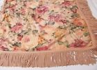Burlington Monaco Multi Damask Floral Square Fringed Table Topper