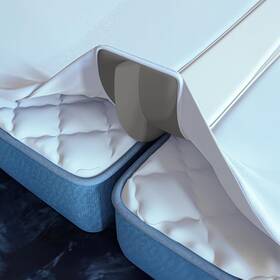 Bb-2014 Buve Twin To King Bed Bridge With Sheet Gap Filler And Converter Patent Pending