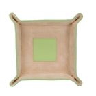920-klgcs-5 Catchall Lime Creme Leather Royce Key Green