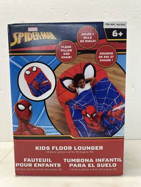 Character 032281778347 Spider Man Oversized Kids Floor Lounger 47 Inch X 64 New
