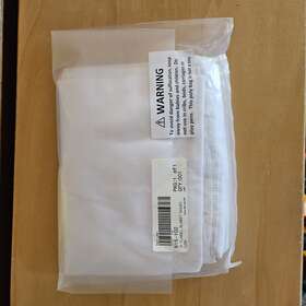 Cf321-102 Childrens Factory Angels Rest Flannel Cot Blanket White 36 Inch X 58