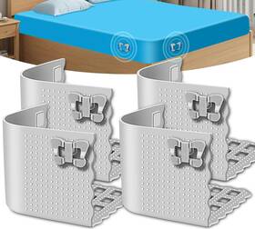 Cima2022 726084934146 Bed Sheet Holders Fitted Straps Holder Clips Mattress She