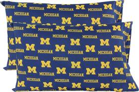 College Covers 769251612232 Everything King Pillowcase - 20 Inch X 40 Michigan Wolverines