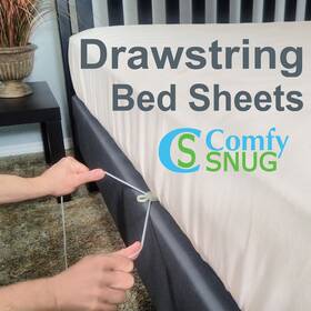 Comfy-snug 601950432905 Queen Cream Bed Sheet Set Microfiber - Latex Free Hypoallergenic Fa
