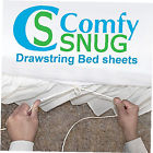 T300 Comfy-snug King Taupe 100 Cotton Fitted Sheet Only Fastener 752527982757